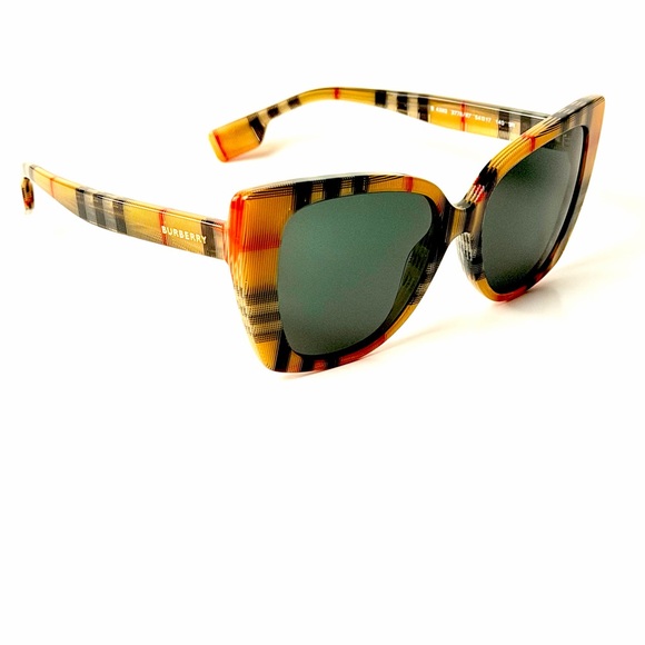 Burberry B 4393 3778/87 Sunglasses Vintage Check New Authentic - Picture 7 of 8